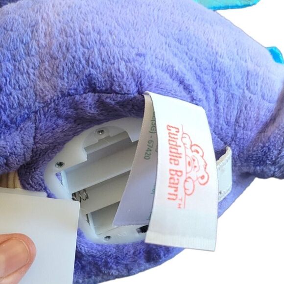 Cuddle Barn Talking Storyteller Dalton Dragon Stuffed Plush 11" Blinking Doll - Picture 5 of 6